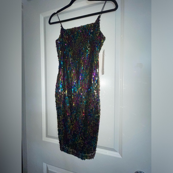Almost Famous MultiSequin Dress - Picture 2 of 3